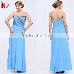 Elegant off Shoulder Beaded New Ladies Dress thumbnail-1