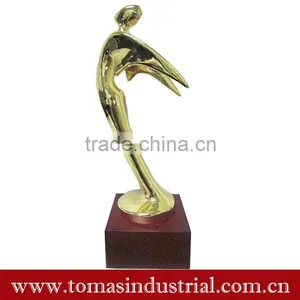 Fashion Souvenir Different Colors Available Custom Metal Angel Trophy thumbnail-1