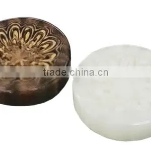 Deluxe FAUX MARBLE Plastic BACKGAMMON CHECKERS Pieces thumbnail-1