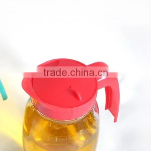 1.5L and 1.2L Clear Glass Water Kettle Bottle With Colored Lid thumbnail-2