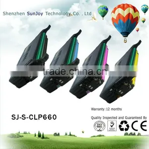 Sunjoy Recycled Color Laser Toner Cartridge CLP-K660B CLP-C660B CLP-Y660B ForSamsun Color Laserjet CLP-610ND,CLP-660N,CLP-660ND thumbnail-1