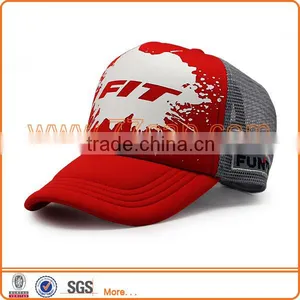 Trendy 5 Panel Screen Print Trucker Cap Trucker Hat thumbnail-1