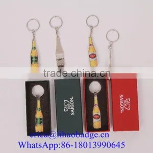 Keychain Bottle Opener, Beer Bottle Shape Opener thumbnail-3