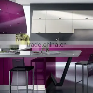 Beautiful Design Purple Kitchen Cabinet Rolling Shutter thumbnail-3