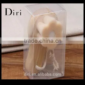 New Design Comma Shape Petals Hair Wooden Handle Face Brush Cleansing thumbnail-2