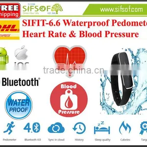 SIFIT-6.6 Waterproof Wristband With Heart Rate and Blood Pressure, Real Time Control of The Heart Movement. thumbnail-1