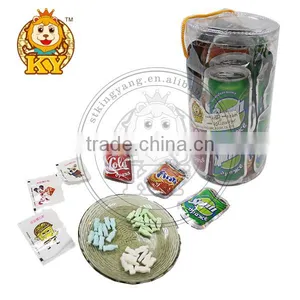 Cola Bottle Shaped Compressed Fizzy Hard Candy With Tatoo Paper thumbnail-1