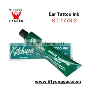 140g Green Animal Tattoo Ink for Veterinary Animal Tattoo Ink thumbnail-1