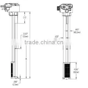 MR-MTX-680 OEM Stainless Steel Oil Level Sensor Apply to Truck Bus thumbnail-2