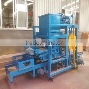 High Quality Automatic Qt4-25 Semi Automatic Concrete Block Forming Machine thumbnail-2
