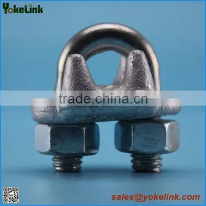 Hot Dip Galvanized ASTM A153 Guy Clip US Type Wire Rope Clip thumbnail-1