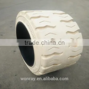 Chinese Top Quality Press on Solid Tire 21x9x15 18x7x12 1/8 Factory Price From Yantai WonRay thumbnail-2