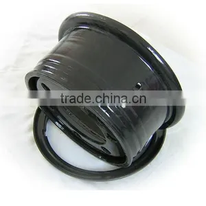 Polished Forklift Truck Wheel 6.50-10 With Side Ring Made in China thumbnail-1
