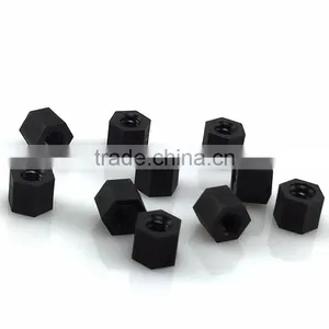 Factory Manufacture High Quality Hex Black Plastic Inside Nut Cover thumbnail-1