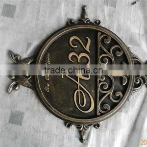 Casting Aluminum Material Decorative Sign for Street thumbnail-1