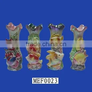 Decorative Tall Flower Holder Novelty Ceramic 3D Floor Vase thumbnail-1
