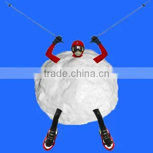 Wholesale Decorative Skiing Man Resin Hanging Ornament thumbnail-1