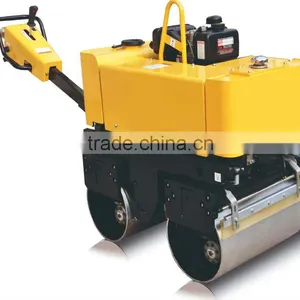 YL34 /34CGasoline Engine 65Hz 17kN 680mm Hydraulic Driven Walking Behind Double Steel Drum Vibratory Road Roller thumbnail-1