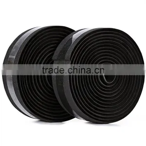 Free Shipping 2pcs Cycling Road Bike Cycle Cork Handlebar Handle Tape Ribbon Wrap Bar + 2 Bar Plug thumbnail-3