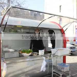 Multi-Function Stainless Steel Flambe Tray Cooking Trolley thumbnail-1
