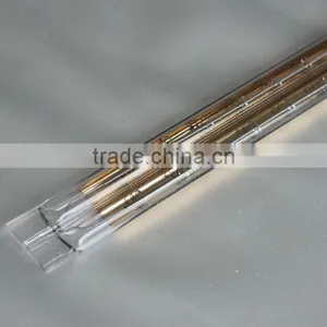 Gold-coated Quartz Shortwave Twin Tubes for Heating Elements thumbnail-2
