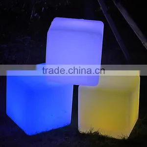 RGB Led Cube Seat/led Cube Chair Cube Furniture for Indoor and Outdoor Use thumbnail-1
