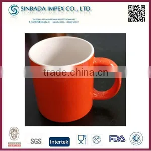 Cheap Bulk Ceramic Double Color Coffee Mugs Wholesale thumbnail-1