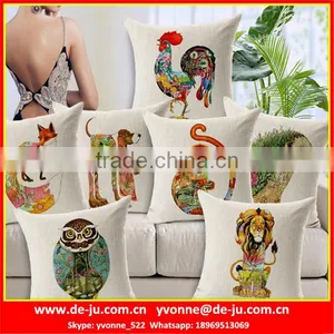 Colorful Animal Totem Ucar Cushion thumbnail-1