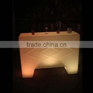 Straight Bar Counter With LED Lighting Rectangle LED Bar Counter thumbnail-3