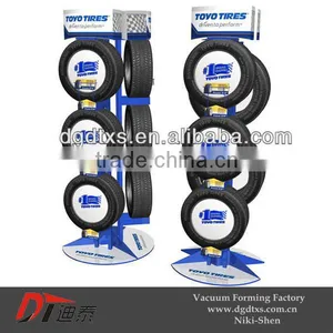 Popular Plastic Tire Display Stand by Thermoforming thumbnail-1