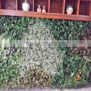 Artificial Green Wall Fake Grass for Indoor Decoration Plastic Plant Fire Residence thumbnail-2