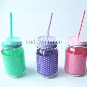 Hot New Products for 2017 420ml Colorful Mason Jar for Drinking thumbnail-3