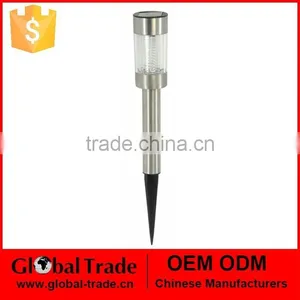 G0047 White LED Stainless Steel Solar Bollard Light thumbnail-1