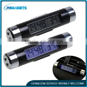 Auto Car Clock Thermometer thumbnail-1