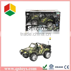Kids Battery Operated Military Toy Car in Window Box thumbnail-1