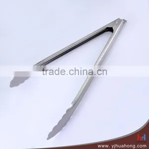 12" Durable Stainless Steel Food Cooking Tongs thumbnail-1