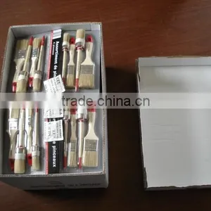 4pcs Wooden Handle Paint Brush Set thumbnail-4
