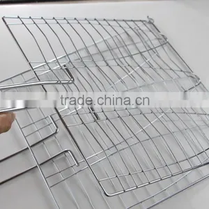 Triple Fish Long Handle Barbecue Grill Basket thumbnail-6