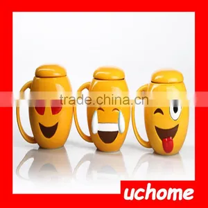 UCHOME Unique Funny Ceramic Emoji Mug,Emoji Cups thumbnail-6