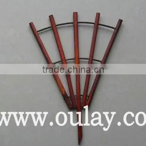 Mini Black Bamboo Trellis/bamboo Garden Trellis Suport Plants thumbnail-1