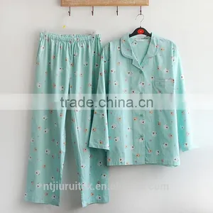 Women /girls Woven Pyjamas,Adult Pajama Suits,pajama Sets,nightwear Pyjama thumbnail-2