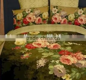 China Supplier Pretty Cartoon Printed Bed Sheet Set Pure Polyster Digital Printing Kids thumbnail-2