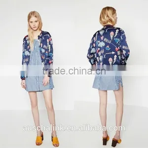 Best Selling Custom Cheap Girls Baseball Jacket Wholesale 2016 thumbnail-6