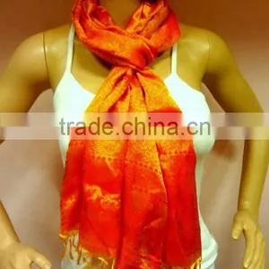 Stylish 100 % Silk Stoles ,Ready Stock,2015 Collection thumbnail-3