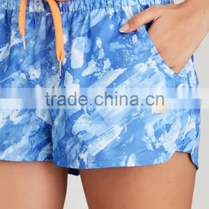MGOO Factory Supply Gym Fitness Running Suits For Women Custom Compression Sport Shorts thumbnail-4