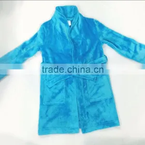 Supersoft Coral Fleece Boys and Girls Bathrobe thumbnail-1
