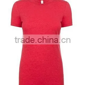 Next Level Apparel Ladies Tri-Blend Crew Tee - Made From Cotton, Polyester and Rayon. Comes With Your Logo. thumbnail-3