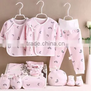 2017 Wholesale Summer Baby Clothes Romper Set Cotton Babies Clothings Sets thumbnail-6
