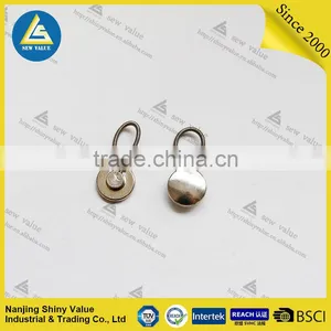 Blister Card Packing 2pcs Zinc Plated Silver Color Round Metal Collar Extende thumbnail-3