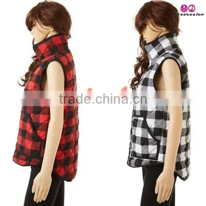 FACTORY Wholesale Quilted Buffalo Vest thumbnail-2
